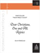Dear Christians, One and All, Rejoice: Partita on Nun freut euch - Reformation Partitas #3 Organ sheet music cover
